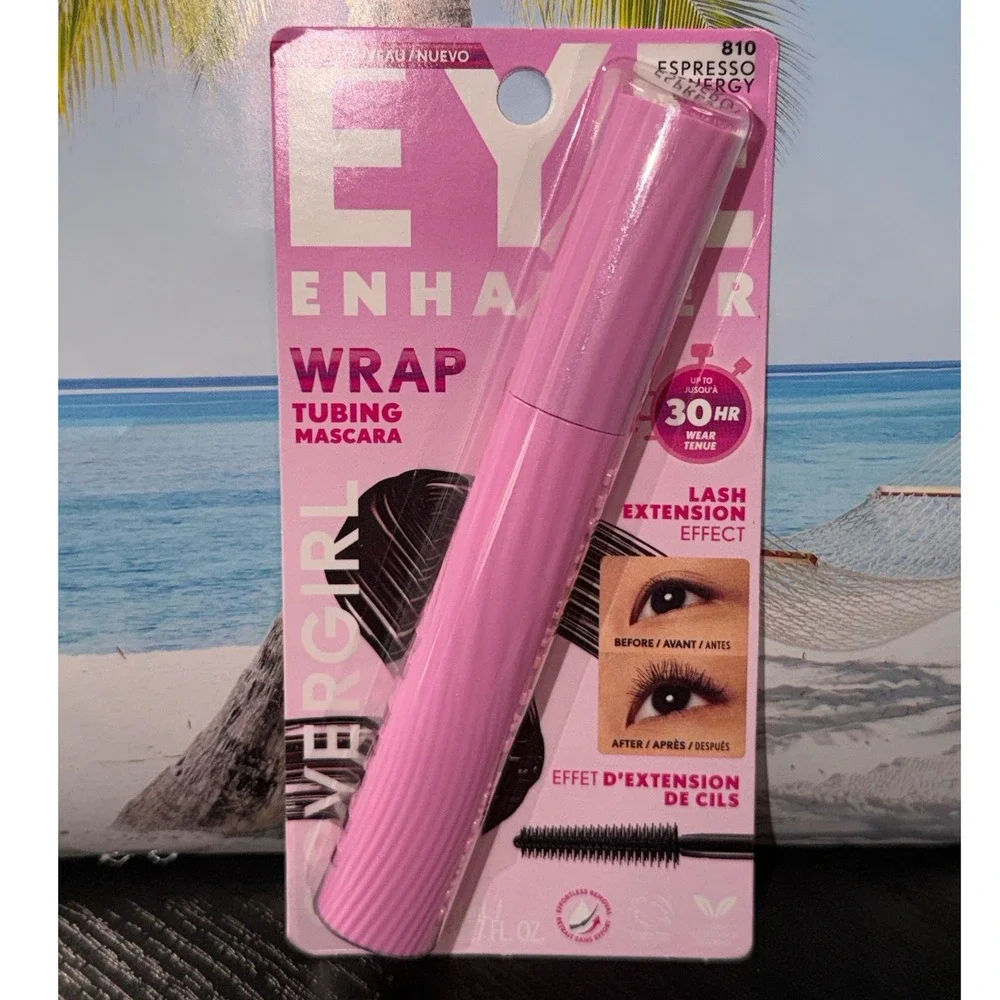 Covergirl Eye Enhancer Wrap Tubing Mascara 810 Espresso Energy Dark Brown NEW